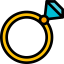 Wedding ring icon 64x64