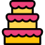 Wedding cake icon 64x64