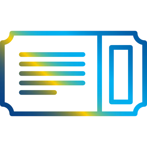 Train ticket icon