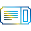 Train ticket icon 64x64