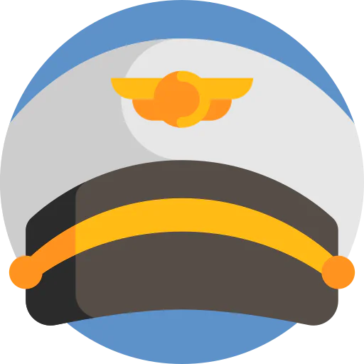 Pilot hat icon