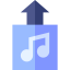 Music upload icon 64x64