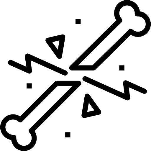 Broken bone icon