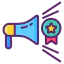 Brand awareness icon 64x64