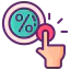 Click through rate Symbol 64x64