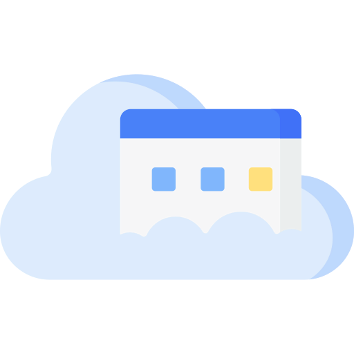 Cloud computing icon