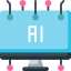 Artificial intelligence icon 64x64