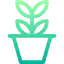 Plant pot icon 64x64