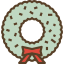 Christmas wreath Ikona 64x64