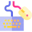 Keyboard and mouse icon 64x64