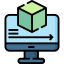 3d modeling icon 64x64