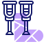 Crutches icon 64x64