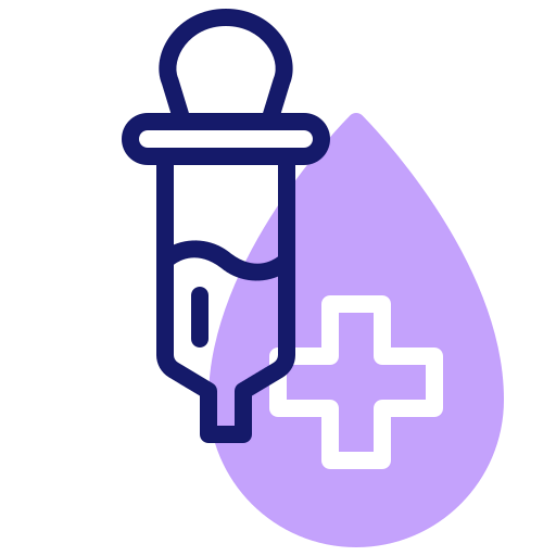 Blood sample icon