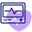 Heart rate monitor icon 64x64