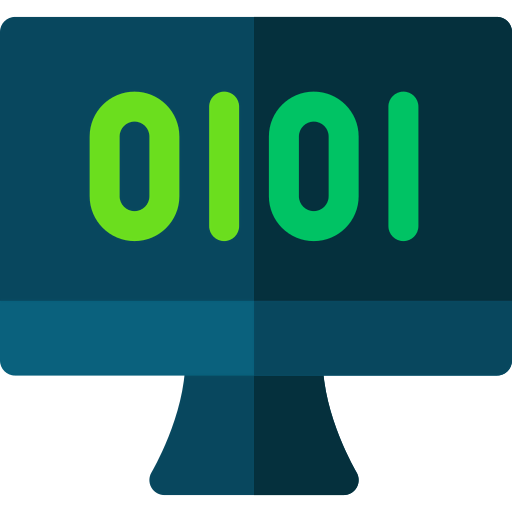 Binary code icon