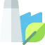 Green factory icon 64x64