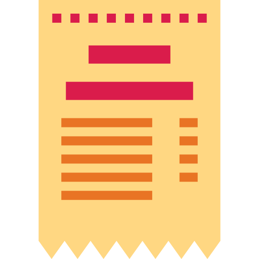 Receipt icon