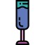Champagne glass icon 64x64