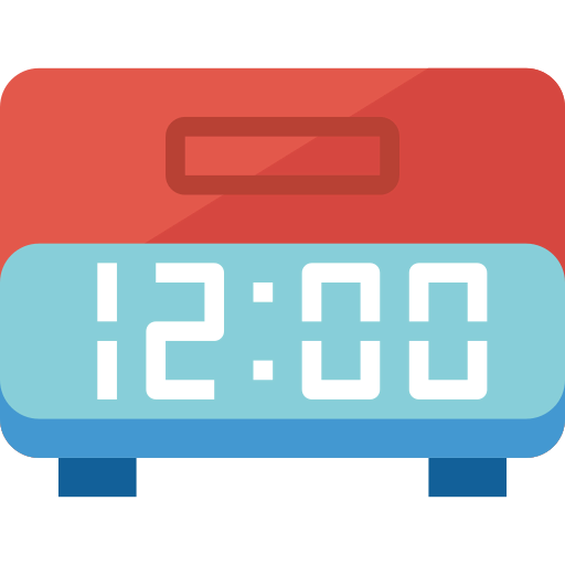 Digital clock icon