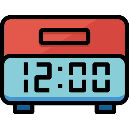 Digital clock icon