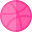 Dribbble іконка 64x64