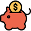 Piggy bank icon 64x64
