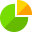 Pie chart icon 64x64