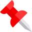 Push pin icon 64x64