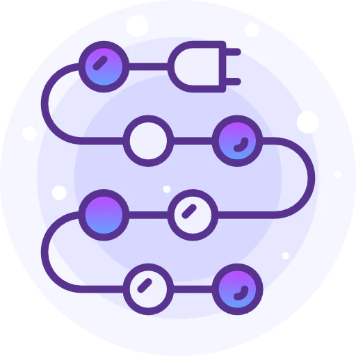 String lights icon