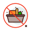 No shopping cart icon 64x64