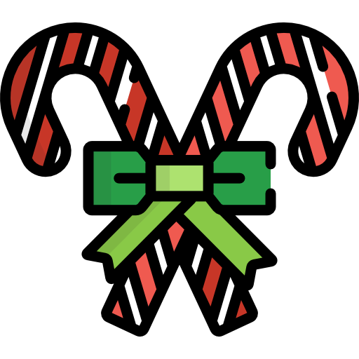 Candy cane icon