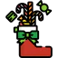Christmas sock icon 64x64
