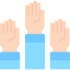 Raise hand Ikona 64x64