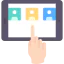 Online voting icon 64x64