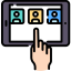 Online voting icon 64x64