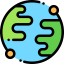 Earth globe icon 64x64