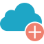 Cloud computing icon 64x64