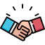 Shake hands ícono 64x64