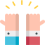 High five icon 64x64