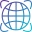 Globe grid アイコン 64x64