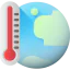 Global warming icon 64x64