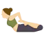Yoga pose icon 64x64