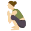 Yoga pose icon 64x64