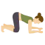 Yoga pose icon 64x64