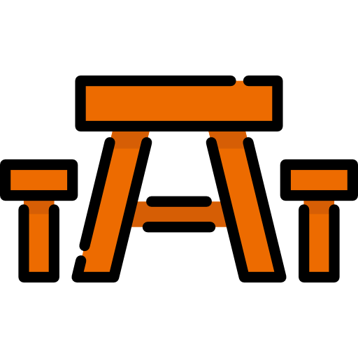 Picnic table icon