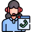 Customer service agent icon 64x64