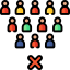 Avoid crowds icon 64x64