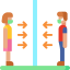 Social distancing Symbol 64x64