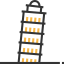 Leaning tower of pisa icon 64x64