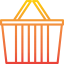 Shopping basket icon 64x64